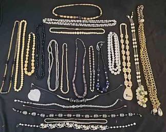 Black And White Costume Jewelry 