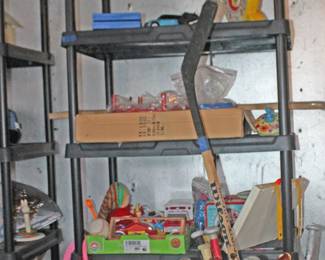 Toys, Castle, Baseball Bats, Canes, Basketball Net, Small Childrens Toys, more