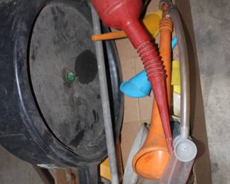 Funnel and Oil Pan