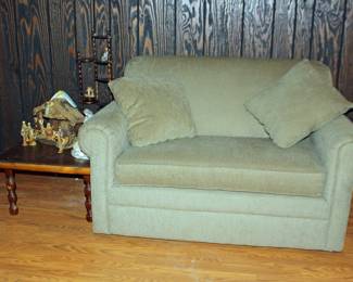 End Table, Love Seat, Nativities