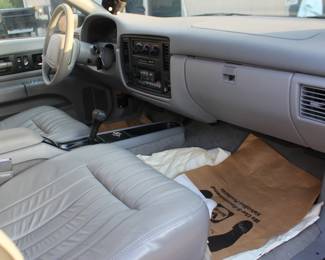 Front Seat Area of Impala SS