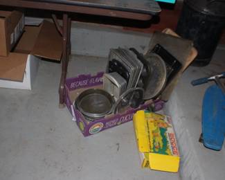 Bakeware and Bocci Ball Set, Scooter, Skate Board