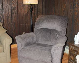 Recliner and Floor Lamp