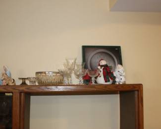 Christmas, Glass Bowl