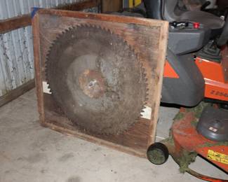 Large Saw Blade Display