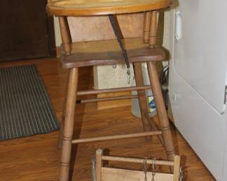 High Chair and Swing