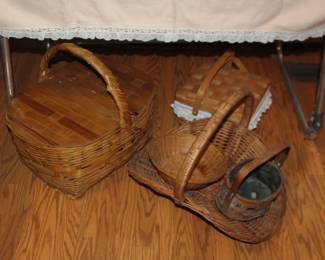 Baskets and Picnic Basket