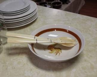 Asian Salad Fork Set, Chicken Bowl