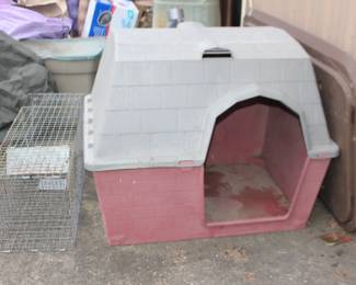 Dog House and Cage