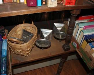 Pottery Barn Silver Wall Candle Holders