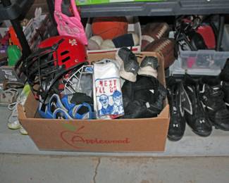 Sport Helmets, Shoes, Towel Items