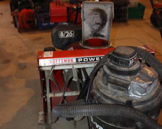 Craftsman Snow Blower and Shop Vac