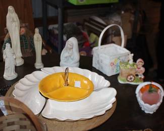 Lazy Susan and Mary Figurines