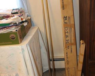 Movie Screen and Curtain Rods