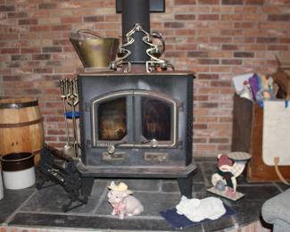 Coal Bucket, Silver Candle Tree, Piglets, Potter Crocks, Wood Barrel