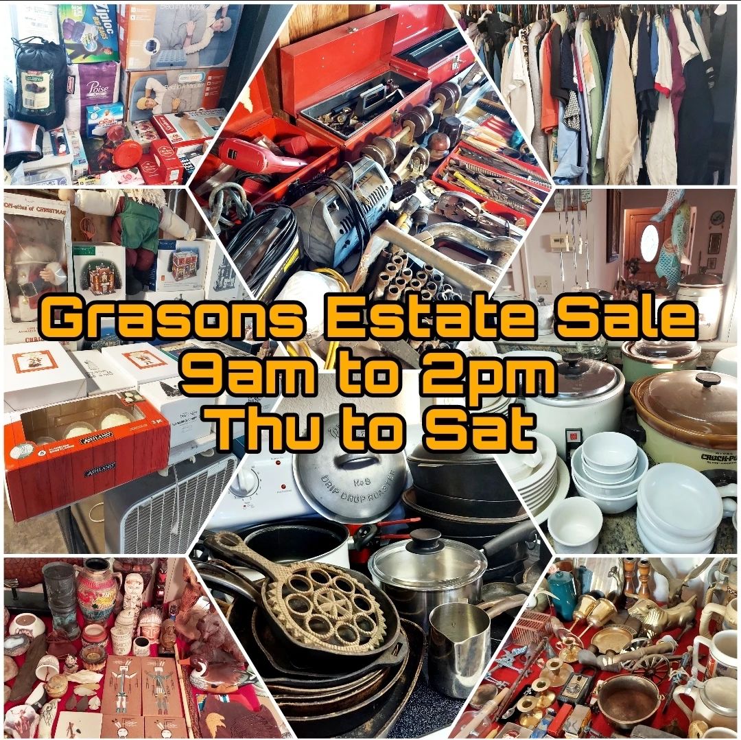 Exciting Grasons of Stanislaus County Estate Sale! starts on 11/9/2023