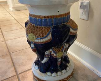 Elephant garden stool/plant stand