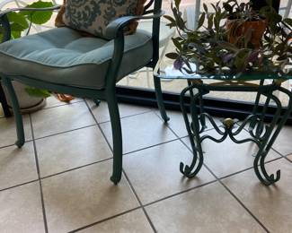 Another matching chair and small table