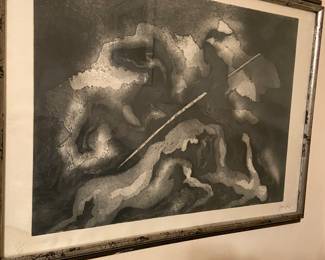 Signed numbered lithograph