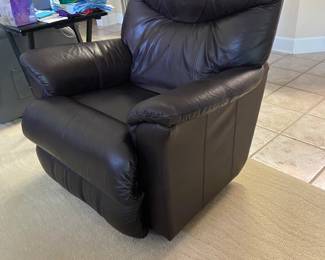 Leather recliner