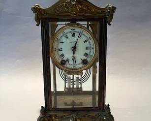 Vintage Seth Thomas Brass Mantle Clock