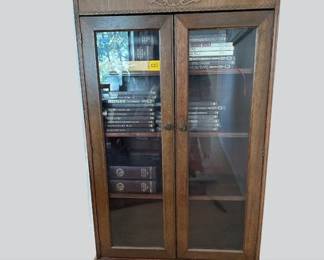 Two Door Glass Bookcase / Vitrine