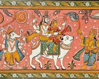 Indian Pattachitra Art On Paper