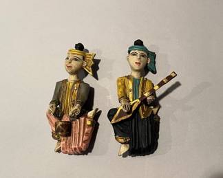 Two Figural Ornaments