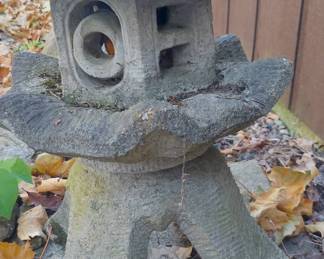 Concrete Pagoda - 4 legged 17”sq x 24”h $125