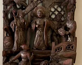 7”w x 13.5”h Detail carved $95