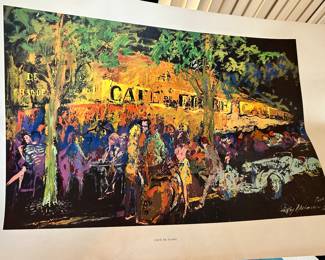 LeRoy Neiman Cafe De Flore Print $45