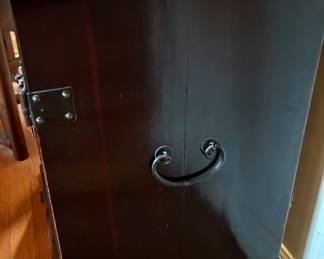 Antique cabinet 23w x 13.75d x 24.5”h $795