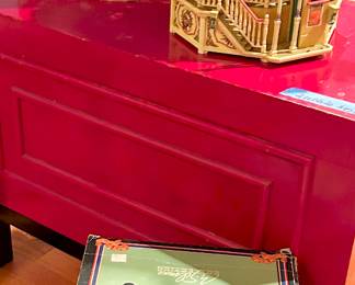 Vintage Enesco Christmas Delux action musical Rock City in original box $50
&
Illuminated Majestic Ferris Wheel in box $75