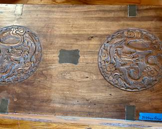 Carved Camphor Chest 37”w x 18d x 18”h $450