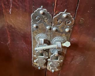 Antique cabinet 23w x 13.75d x 24.5”h $795