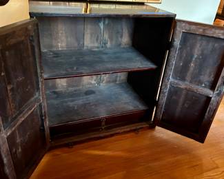 Antique cabinet 23w x 13.75d x 24.5”h $795
