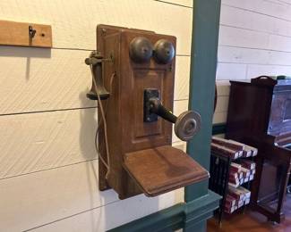 ANTIQUE WALL TELEPHONE