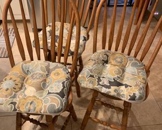 3 oak bar stools