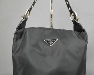 Prada Nylon Black Hobo Bag