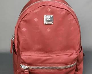 MCM Nylon Medium Backpack