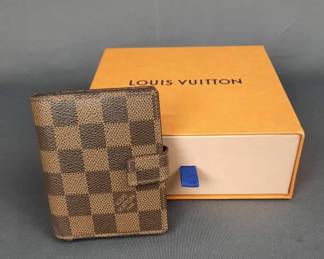 Louis Vuitton Damier Ebene Agenda Cover with