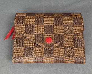 Louis Vuitton Victorine Damier Ebene Wallet
