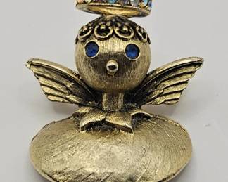 TORTOLINI ANGEL BROOCH