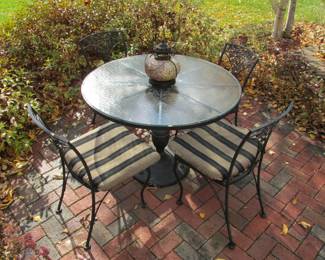 Timeless patio dining set