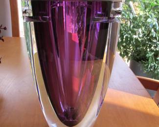 Waterford Metra amethyst vase