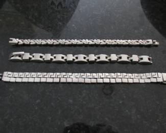 Taxco silver Mexican bracelets