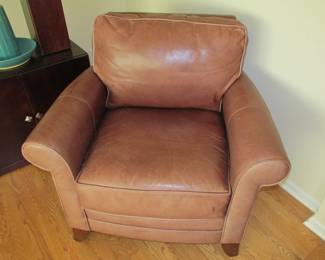 Precedent leather lounge chair