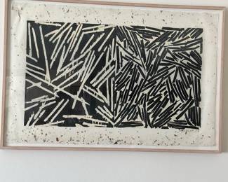 Charles Arnoldi 
Signed, numbered, block print