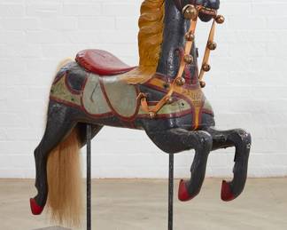 An Armitage Herschell track machine model of a horse
circa 1900