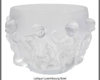 Lalique Luxembourg Bowl